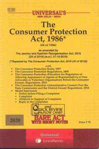 The Consumer Protection Act, 2019 [2020 Edn]- Bare Act With Short Notes