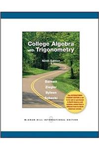 College Algebra with Trigonometry