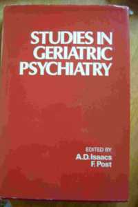 Studies in Geriatric Psychiatry