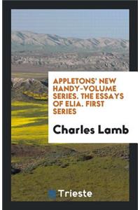 The Essays of Elia