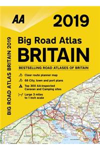 AA Big Road Atlas Britain 2019