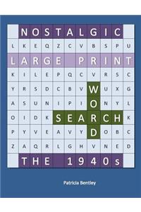 Nostalgic Large Print Word Search