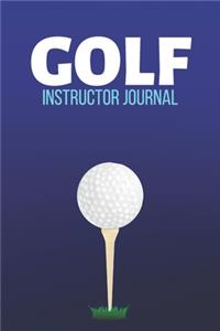 Golf Instructor Journal