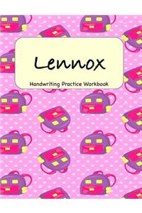 Lennox - Handwriting Practice Workbook
