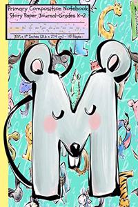 M Primary Composition Notebook Story Paper Journal