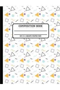 Composition Book Graph Paper 5x5