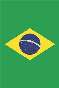 Brazil Travel Journal - Brazil Flag Notebook - Brazilian Flag Book