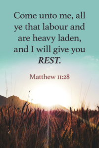 Funeral Bulletin: Come Unto Me (Package of 100)