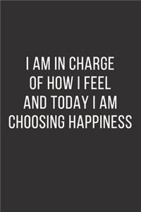 I am in charge of how I feel and today I am choosing happiness.