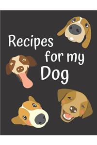 Recipes for my Dog