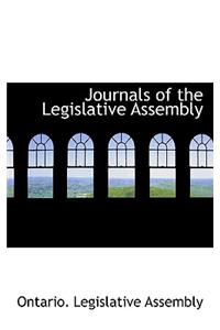 Journals of the Legislative Assembly