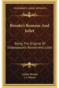 Brooke's Romeus and Juliet