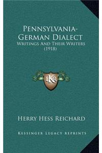 Pennsylvania-German Dialect
