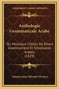 Anthologie Grammaticale Arabe