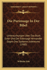 Die Purimsage In Der Bibel