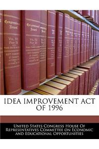 Idea Improvement Act of 1996
