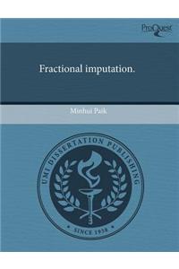 Fractional Imputation
