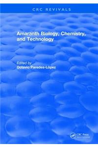Amaranth Biology, Chemistry, and Technology