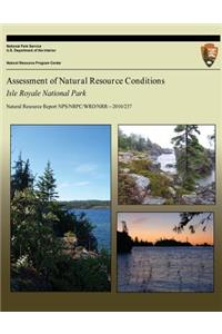 Assessment of Natural Resource Conditions Isle Royale National Park