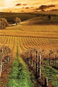 Autumn Vineyard Grid Notebook