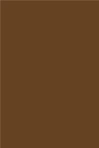 Journal Dark Brown Color Simple Plain Dark Brown
