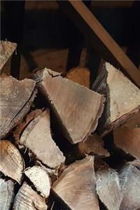Rustic Journal Firewood Piled Woodshed