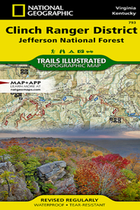 Clinch Ranger District Map [Jefferson National Forest]