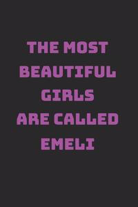Emeli Girl Woman Notebook