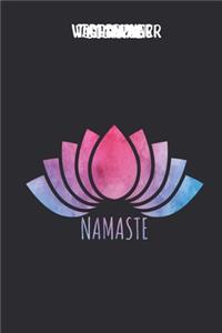 Tagesplaner mit Lotusblüte Namaste