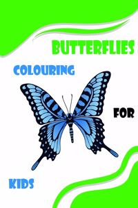 butterflies colouring for kids