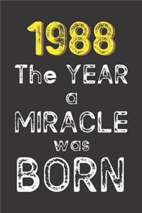 1988 The Year a Miracle was Born