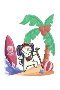 Hiking Isle Cat Notebook