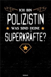 Ich bin Polizistin was sind deine Superkräfte? Notizbuch