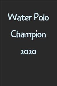 Water Polo Champion 2020