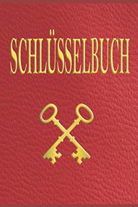 Schlüsselbuch: Passwortbuch - verwalte deine Anmeldedaten und Passwörter - handliches A 5 Format - Lederoptik