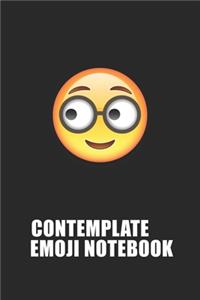 Contemplate Emoji Emoticons Notebook Emoji Notebook, Blank Composition Book, Emoji Notebooks for Girls/Boys, Emoji School Supplies Notebook for School / Teacher / Office / Student