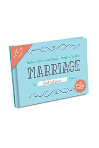 Knock Knock Wishes, Advice and Happy Thoughts For Your Marriage