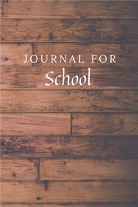 Journal For School