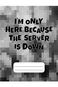 I'm Only Here Because The Server Is Down