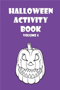 Halloween Activity Book Volume 4