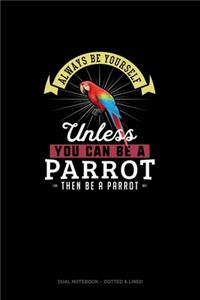Always Be Yourself Unless You Can Be A Parrot Then Be A Parrot