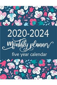 2020-2024 Five Year Monthly Planner