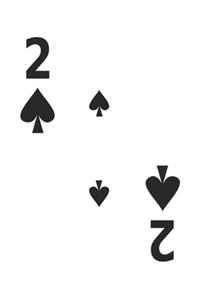 Two Of Spades Notebook
