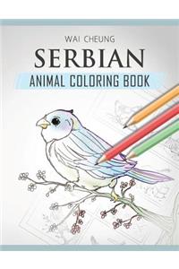 Serbian Animal Coloring Book