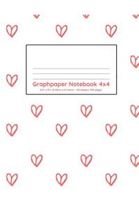 Graphpaper Notebook 4x4