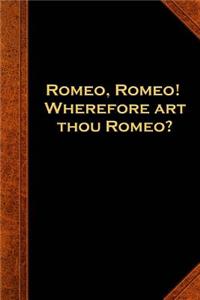 2019 Daily Planner Shakespeare Quote Wherefore Art Thou Romeo 384 Pages