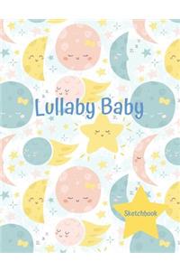 Basics Sketchbook - Lullaby Baby Stars and Moon Notebook