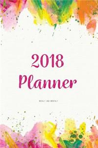 2018 Planner Weekly and Monthly