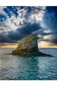Rock Seascape Lined Notebook Journal