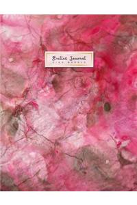 Bullet Journal: Pink Marble: Pink, Marble Texture, Watercolor, Pink Notebook, Marble Journal, Gift for Girls, Bullet Journal and Sketch Book, Composition Book, Journal, 8.5 X 11 Inch 110 Page, Wide Ruled